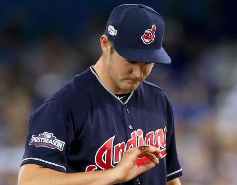 Trevor Bauer Makes Bloody Exit From Game 3 of ALCS