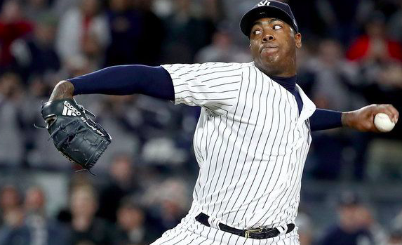 Aroldis Chapman Lands on DL with Rotator Cuff Injury