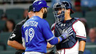Benches Clear Twice Between Braves and Blue Jays