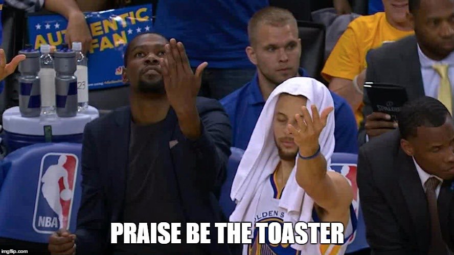 Time For Klay Thompson To Start Shopping For A Toaster?