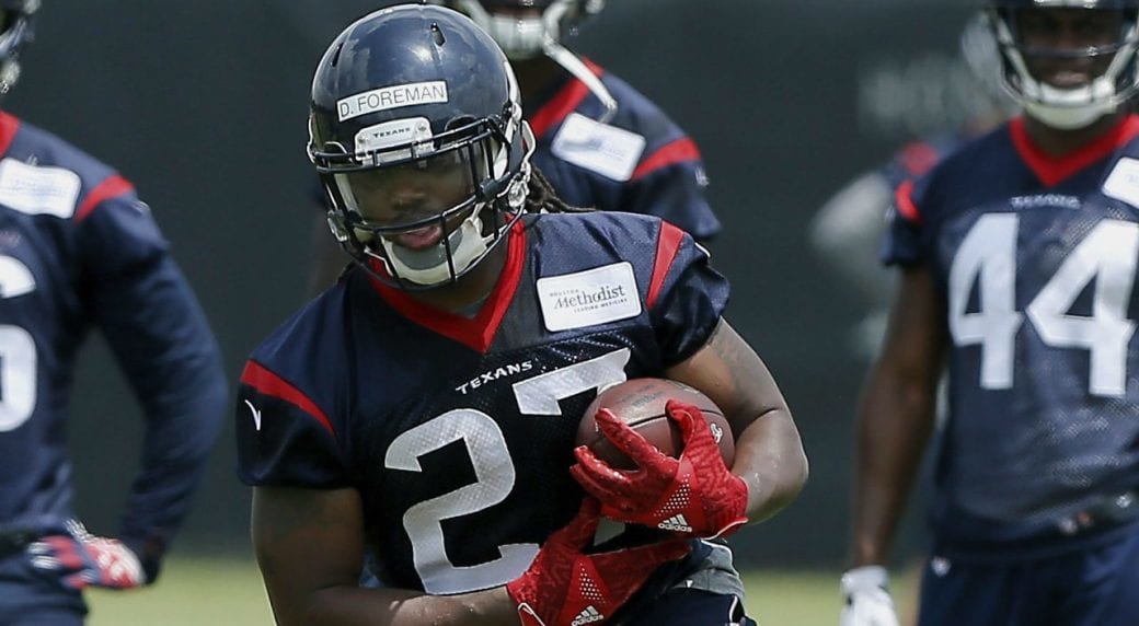 Houston Texans Rookie Running Back D’Onta Foreman Arrested On Weapons/Possession Charges