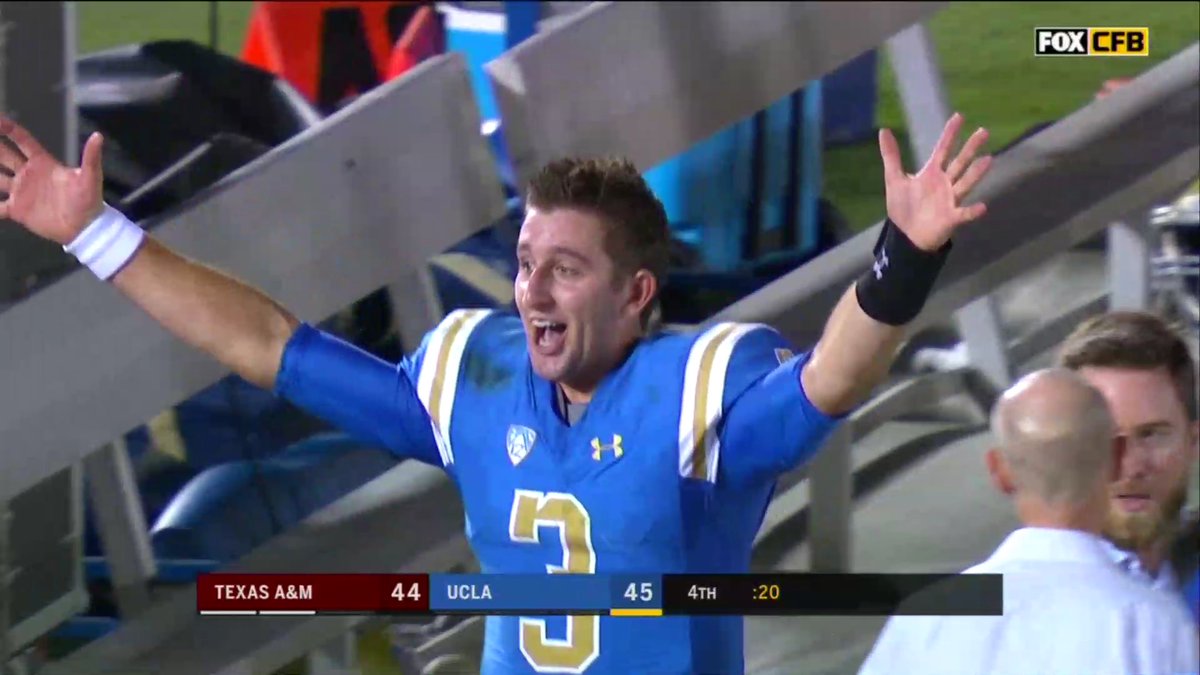 Texas A&M-UCLA Recap: Josh Rosen Helps Aggies Buck Trend With Epic Comeback