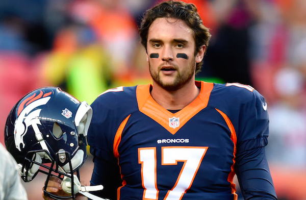 Denver Broncos Bench Trevor Siemian for Brock Osweiler