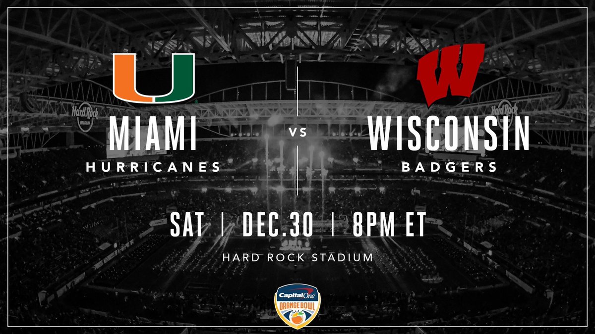 Orange Bowl Preview: No. 6 Wisconsin Badgers vs. No. 10 Miami Hurricanes
