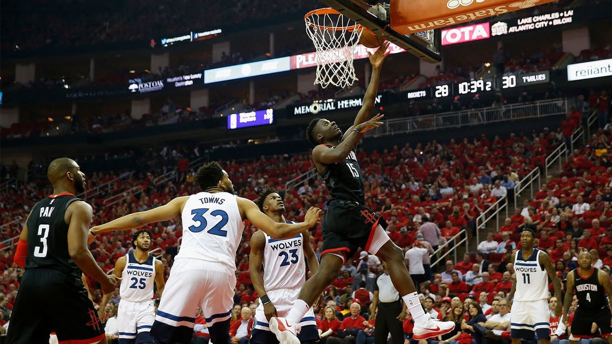 James Harden, Chris Paul Struggle But Houston Rockets Eliminate T-Wolves in Game Five