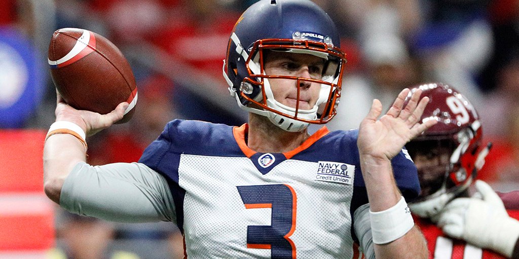 AAF Week Two Recap: Apollos Win Thriller Over Commanders With Pick-6