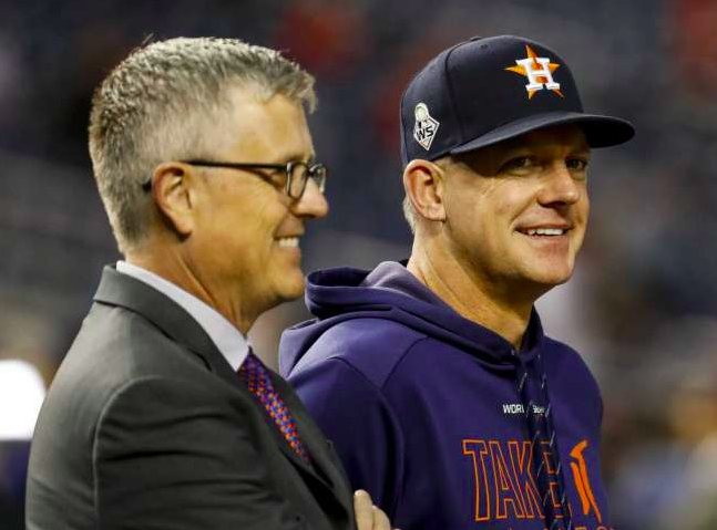 Astros Manager A.J. Hinch, GM Jeff Luhnow Suspended, Fired Amidst Sign-Stealing Scandal